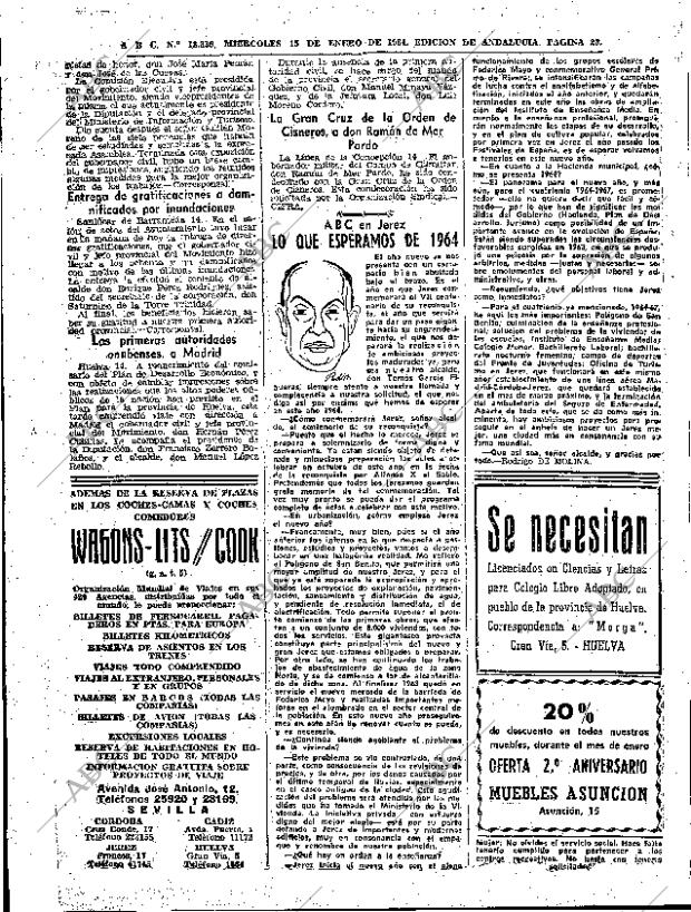 ABC SEVILLA 15-01-1964 página 26