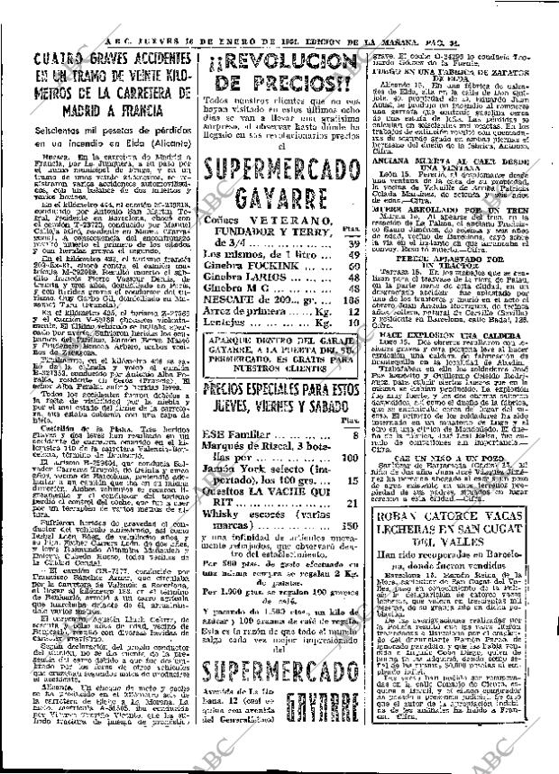 ABC MADRID 16-01-1964 página 34