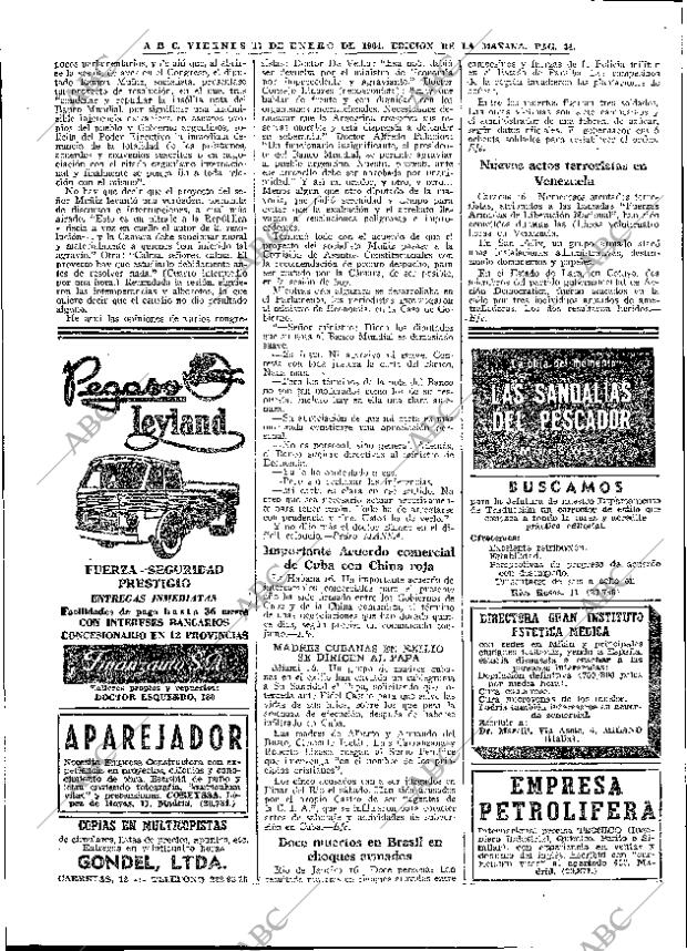 ABC MADRID 17-01-1964 página 34