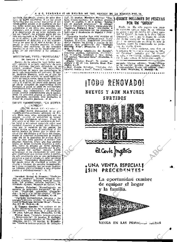 ABC MADRID 17-01-1964 página 53