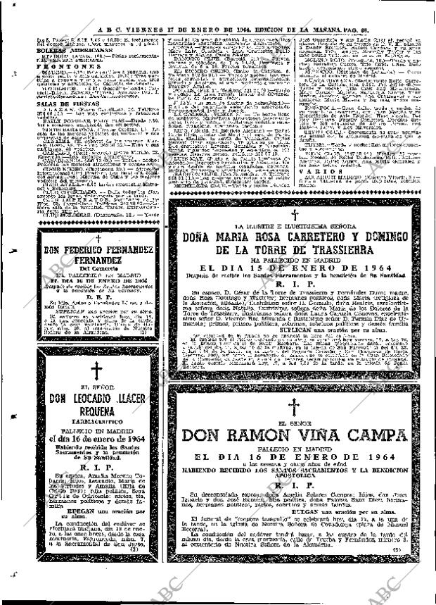 ABC MADRID 17-01-1964 página 66