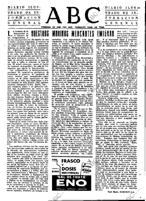 ABC MADRID 18-01-1964 página 3