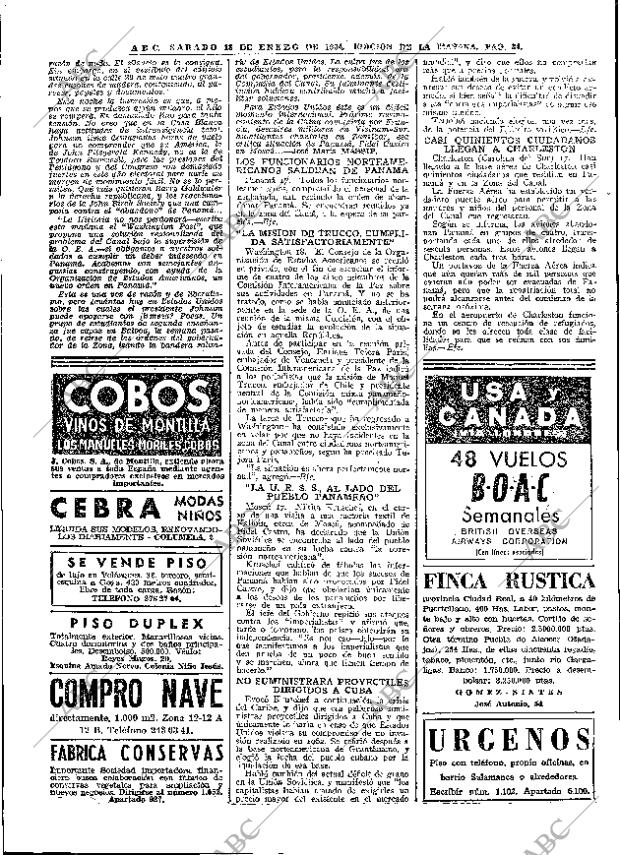 ABC MADRID 18-01-1964 página 34