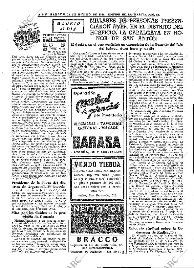 ABC MADRID 18-01-1964 página 49