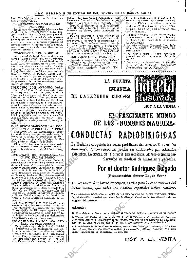 ABC MADRID 18-01-1964 página 55