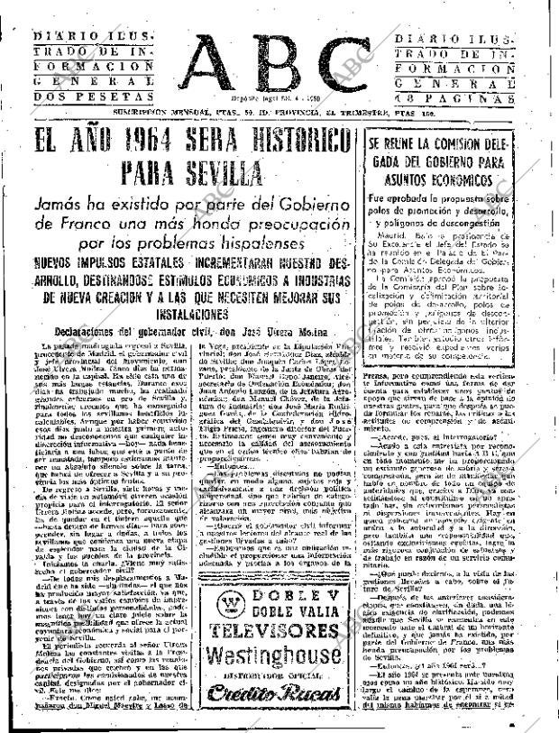 ABC SEVILLA 18-01-1964 página 15