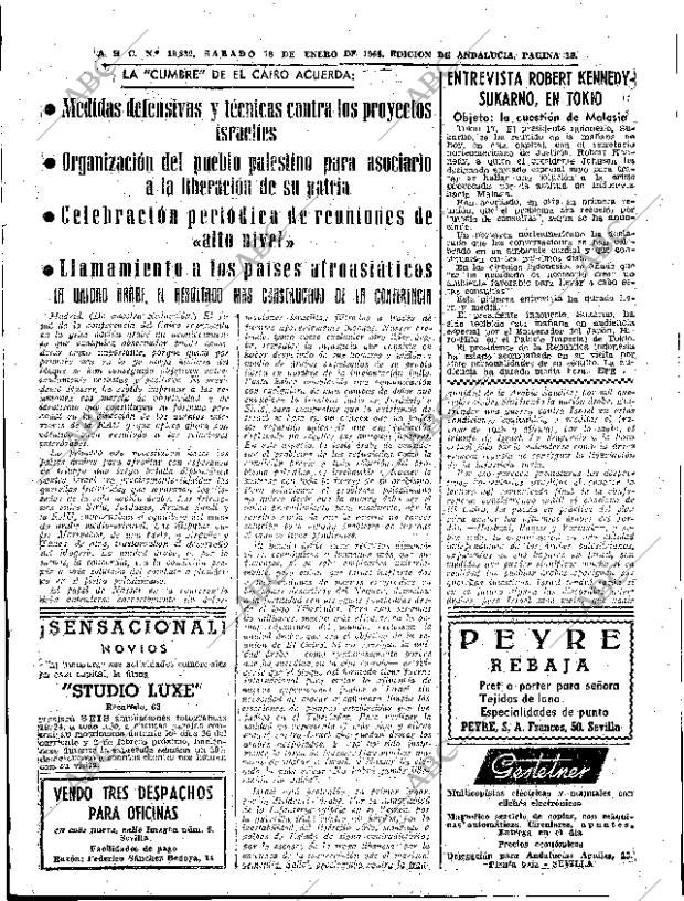 ABC SEVILLA 18-01-1964 página 19