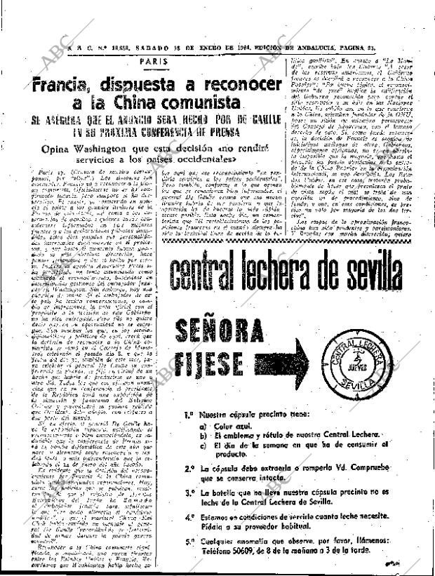 ABC SEVILLA 18-01-1964 página 25