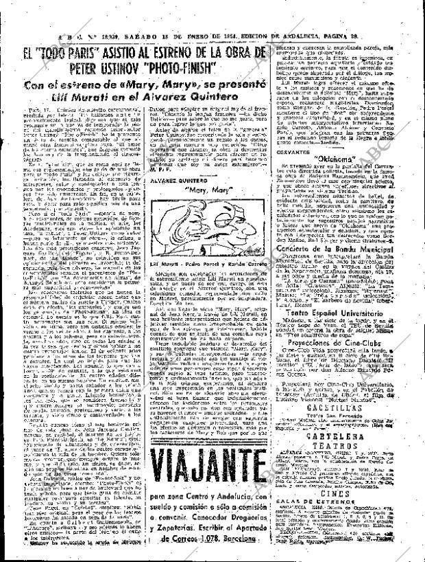 ABC SEVILLA 18-01-1964 página 39