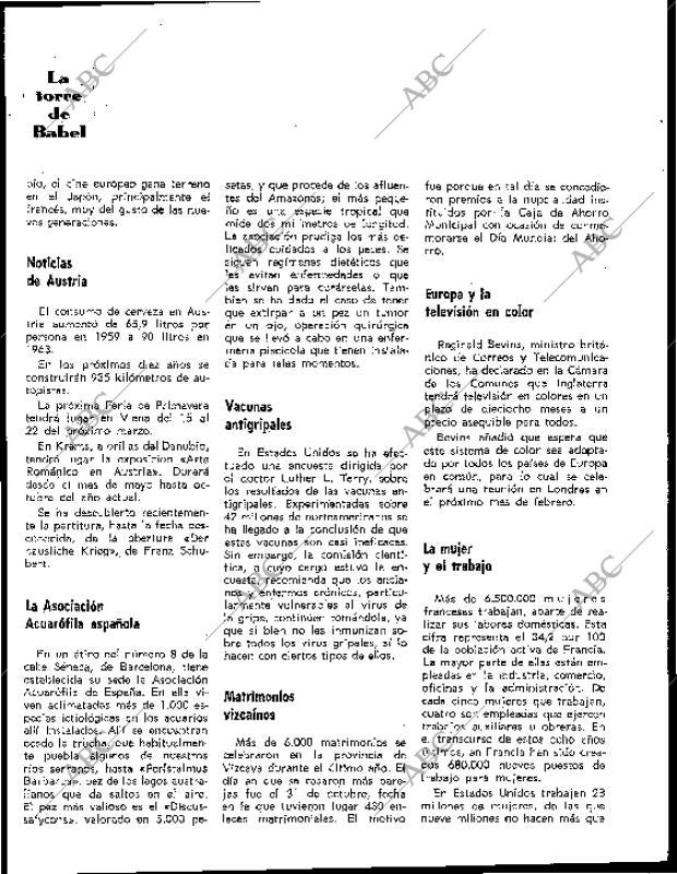 BLANCO Y NEGRO MADRID 18-01-1964 página 56