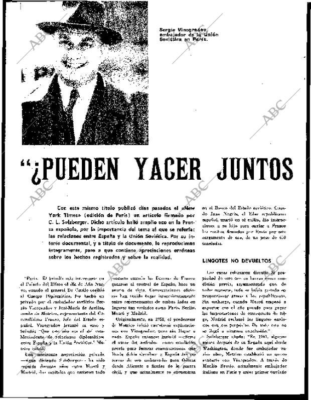 BLANCO Y NEGRO MADRID 18-01-1964 página 6