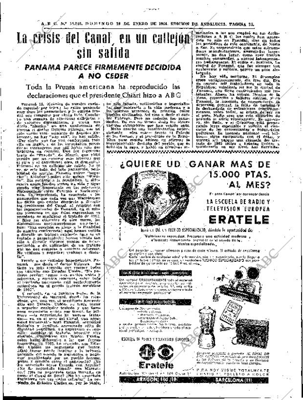 ABC SEVILLA 19-01-1964 página 35