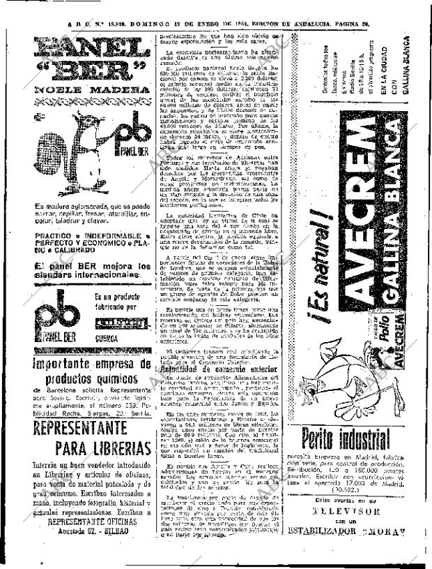 ABC SEVILLA 19-01-1964 página 50