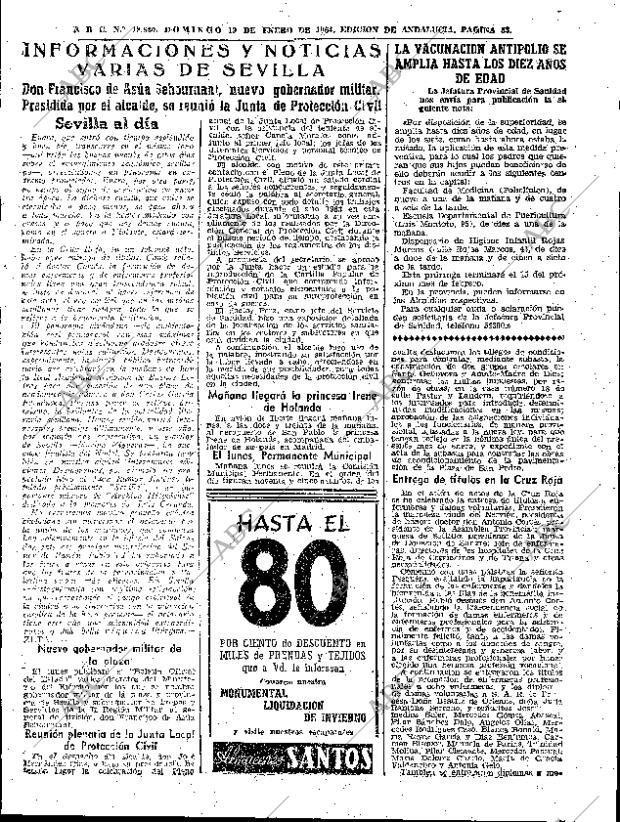 ABC SEVILLA 19-01-1964 página 53