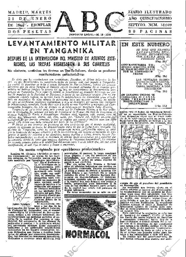 ABC MADRID 21-01-1964 página 31