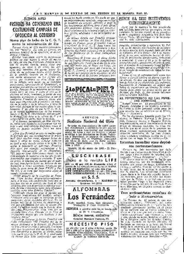 ABC MADRID 21-01-1964 página 37