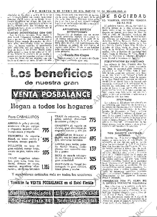 ABC MADRID 21-01-1964 página 51