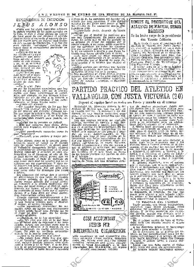 ABC MADRID 21-01-1964 página 57