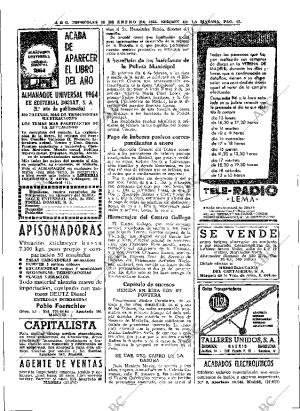 ABC MADRID 22-01-1964 página 42