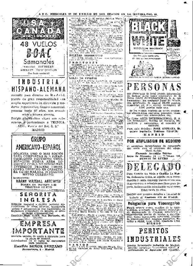 ABC MADRID 22-01-1964 página 59