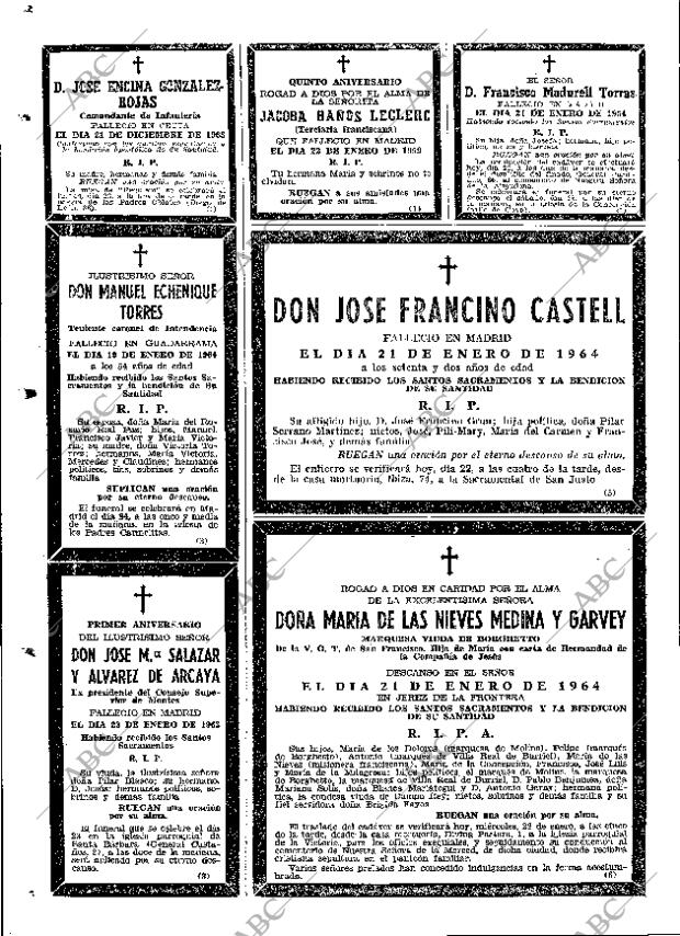 ABC MADRID 22-01-1964 página 66