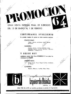 ABC SEVILLA 24-01-1964 página 44