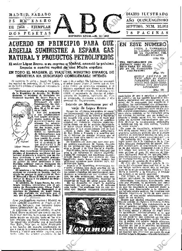 ABC MADRID 25-01-1964 página 31