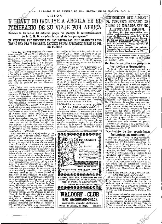 ABC MADRID 25-01-1964 página 43