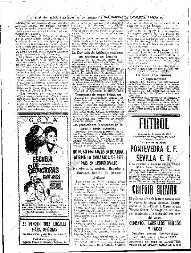 ABC SEVILLA 25-01-1964 página 24