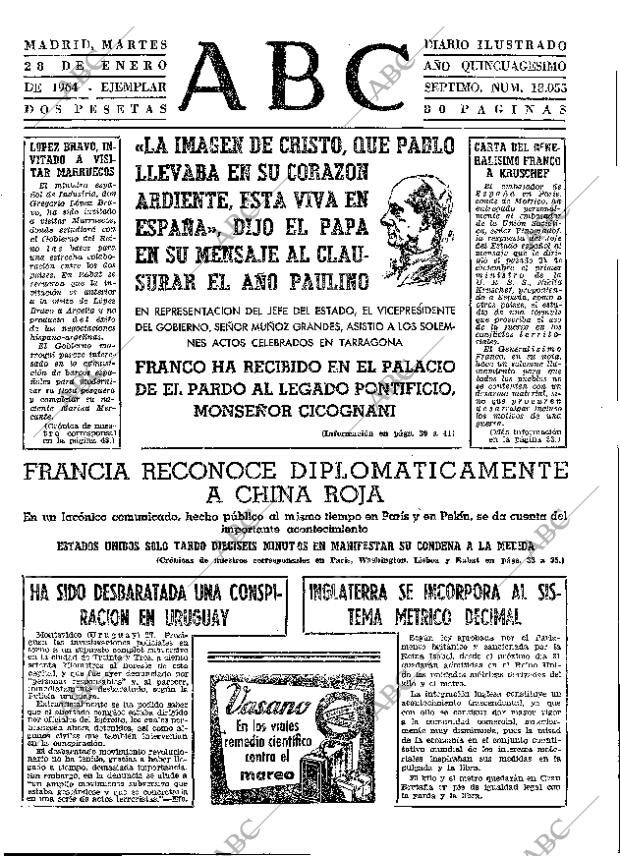 ABC MADRID 28-01-1964 página 31