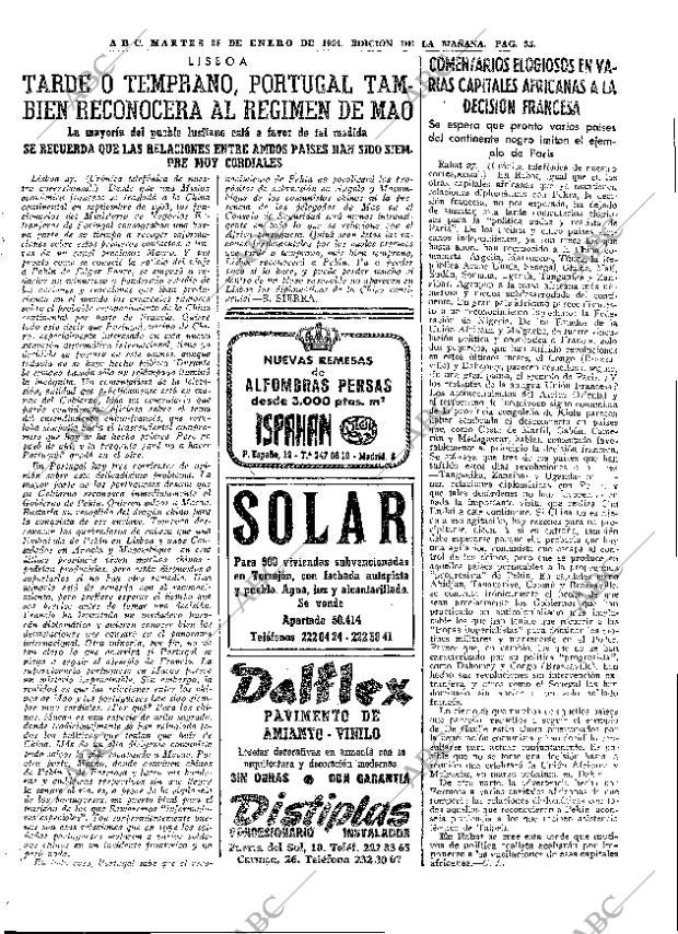 ABC MADRID 28-01-1964 página 35