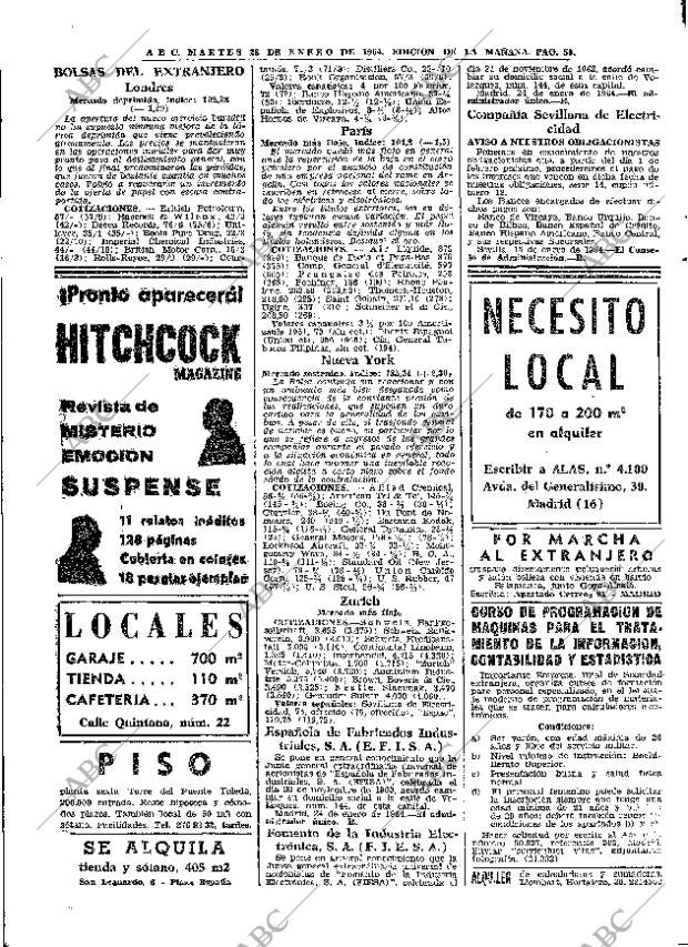 ABC MADRID 28-01-1964 página 50
