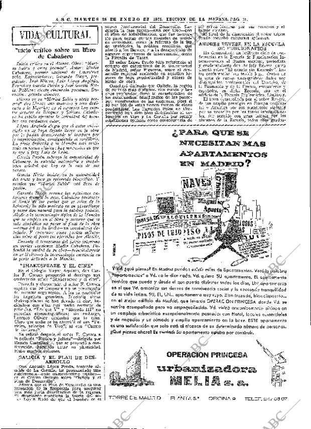 ABC MADRID 28-01-1964 página 51