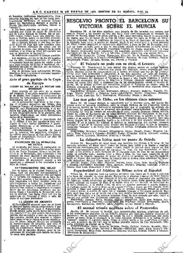 ABC MADRID 28-01-1964 página 56