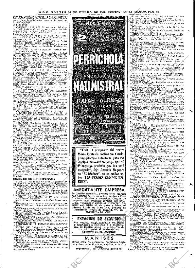 ABC MADRID 28-01-1964 página 65