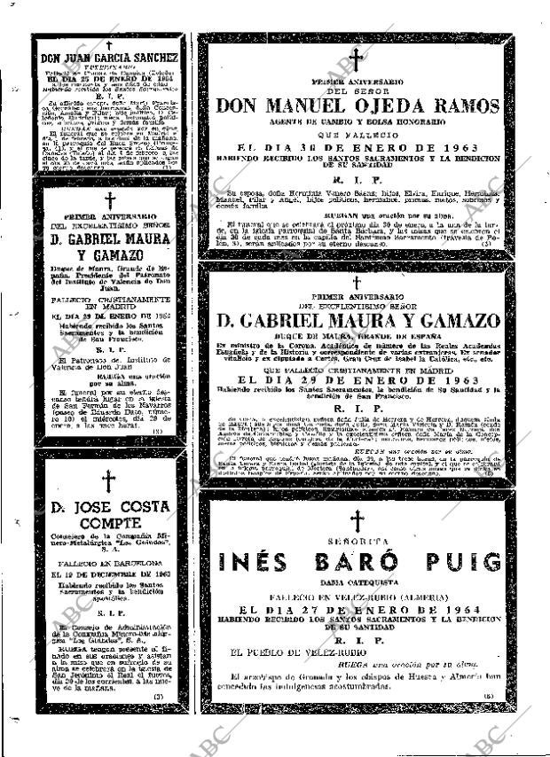 ABC MADRID 28-01-1964 página 74