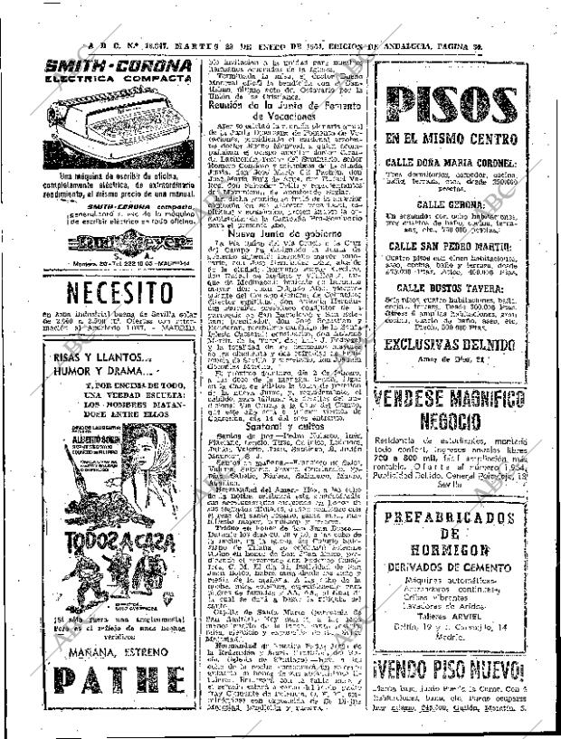 ABC SEVILLA 28-01-1964 página 30
