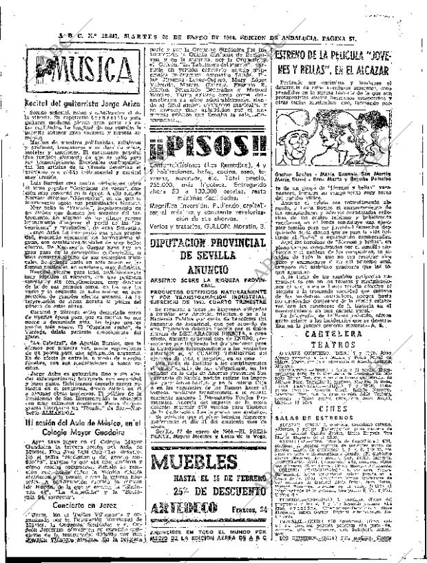 ABC SEVILLA 28-01-1964 página 49