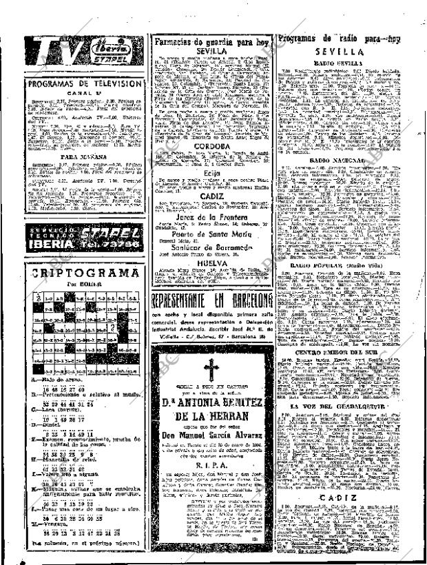 ABC SEVILLA 28-01-1964 página 54