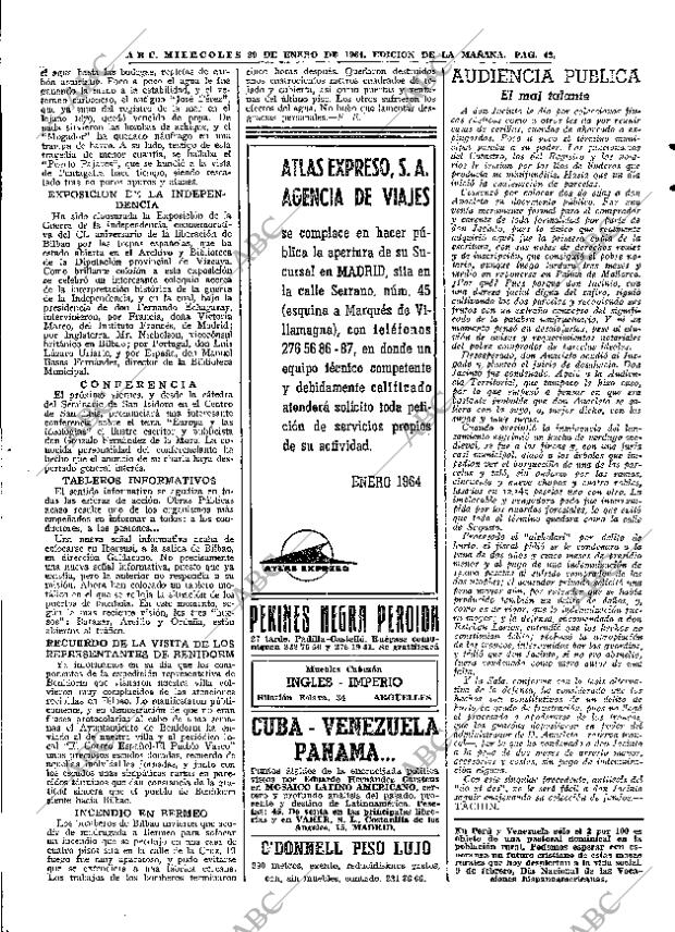 ABC MADRID 29-01-1964 página 42