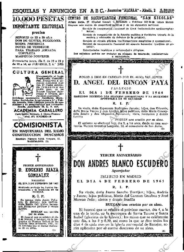 ABC MADRID 02-02-1964 página 108