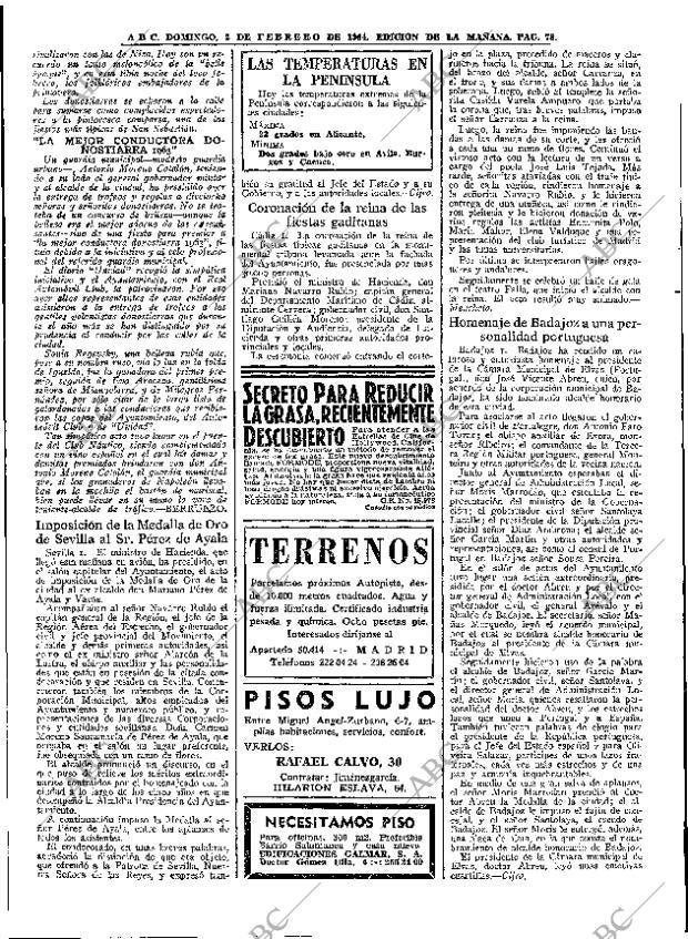 ABC MADRID 02-02-1964 página 78