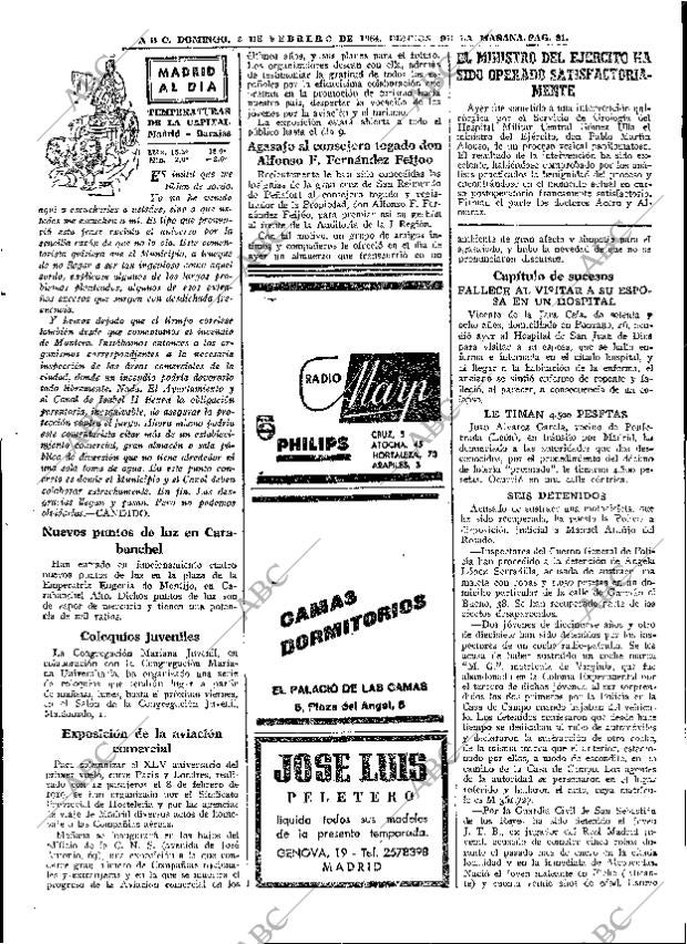 ABC MADRID 02-02-1964 página 81