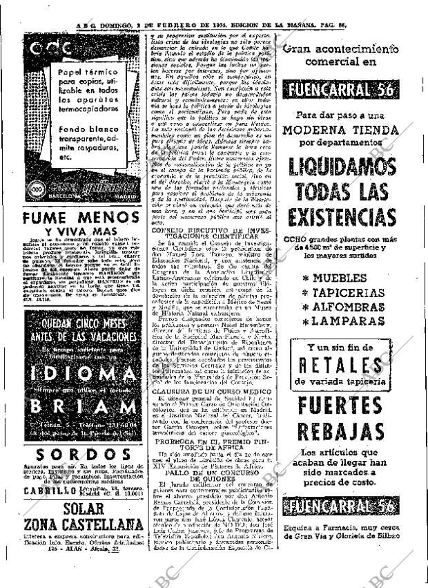 ABC MADRID 02-02-1964 página 86