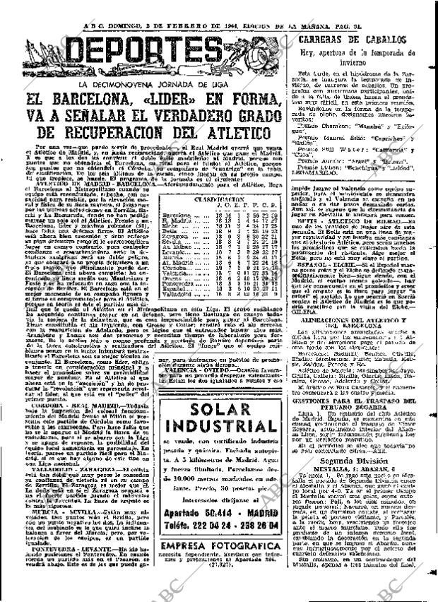 ABC MADRID 02-02-1964 página 91