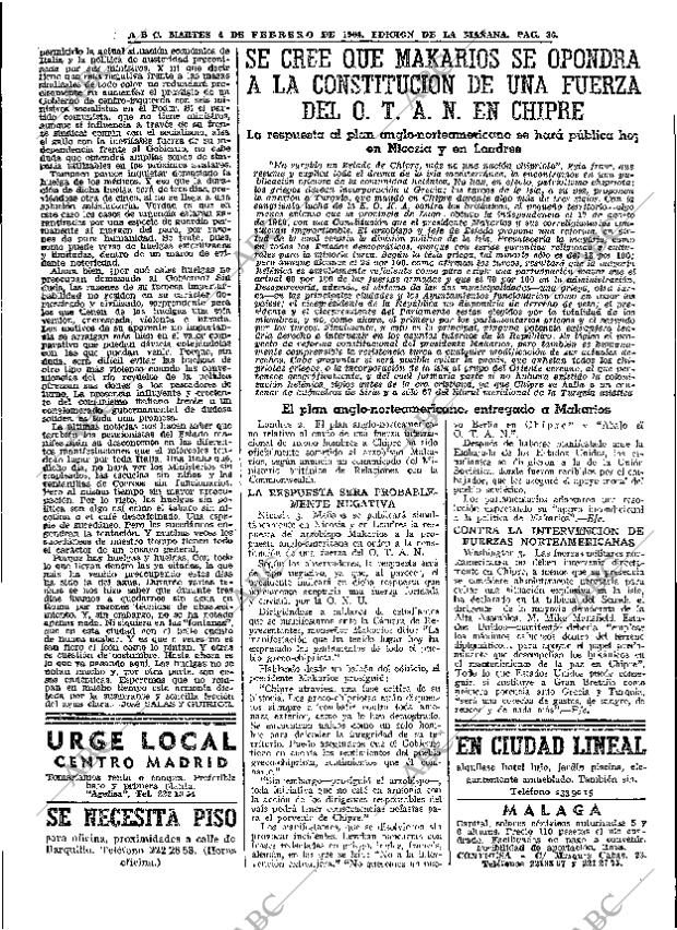 ABC MADRID 04-02-1964 página 36