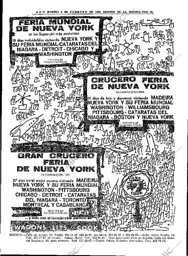 ABC MADRID 04-02-1964 página 52