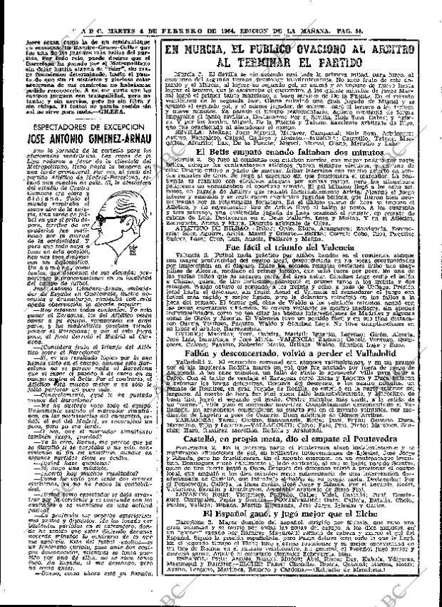 ABC MADRID 04-02-1964 página 54