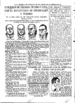 ABC MADRID 04-02-1964 página 61