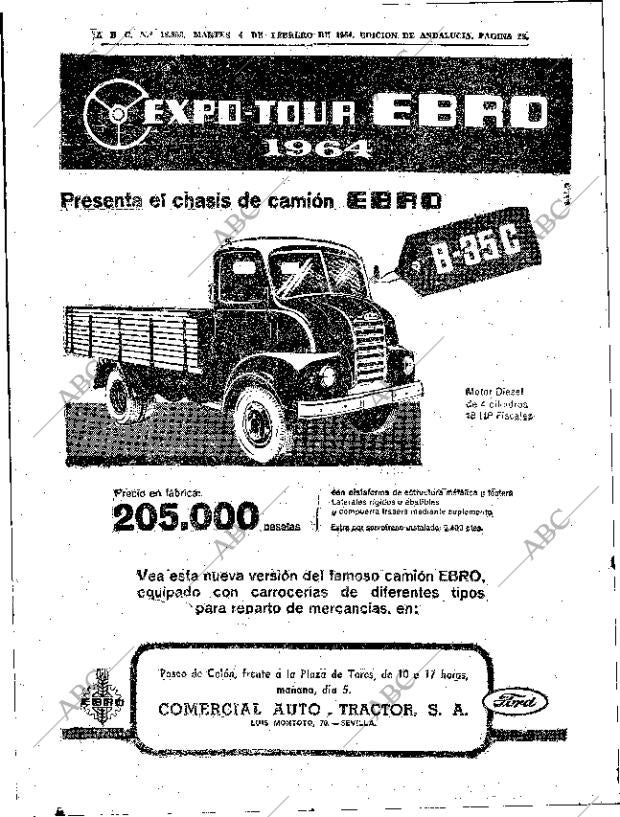 ABC SEVILLA 04-02-1964 página 28